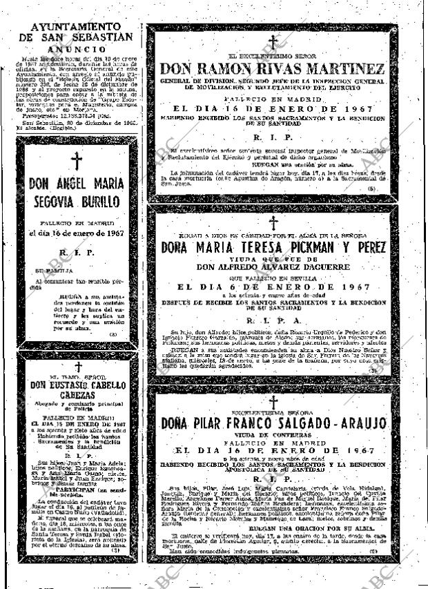 ABC MADRID 17-01-1967 página 100