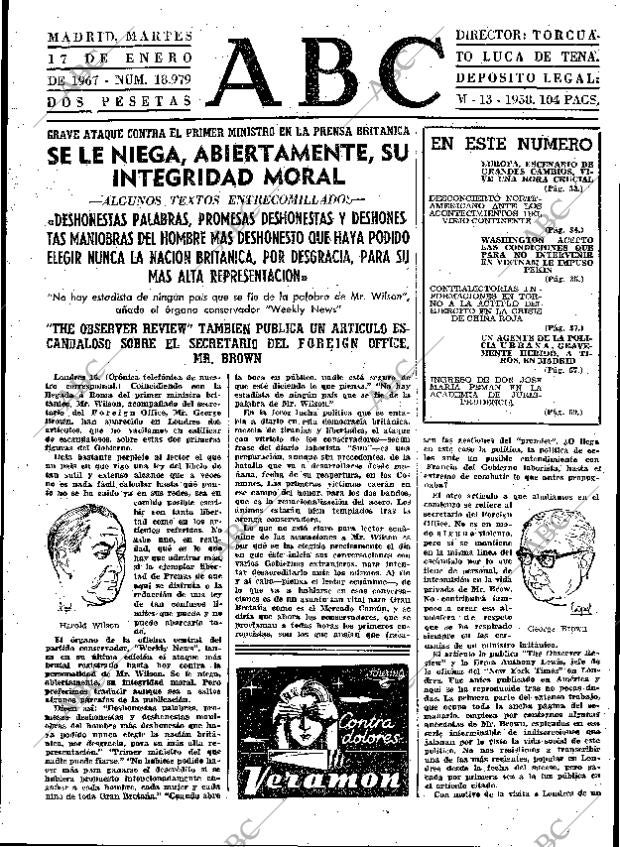 ABC MADRID 17-01-1967 página 31