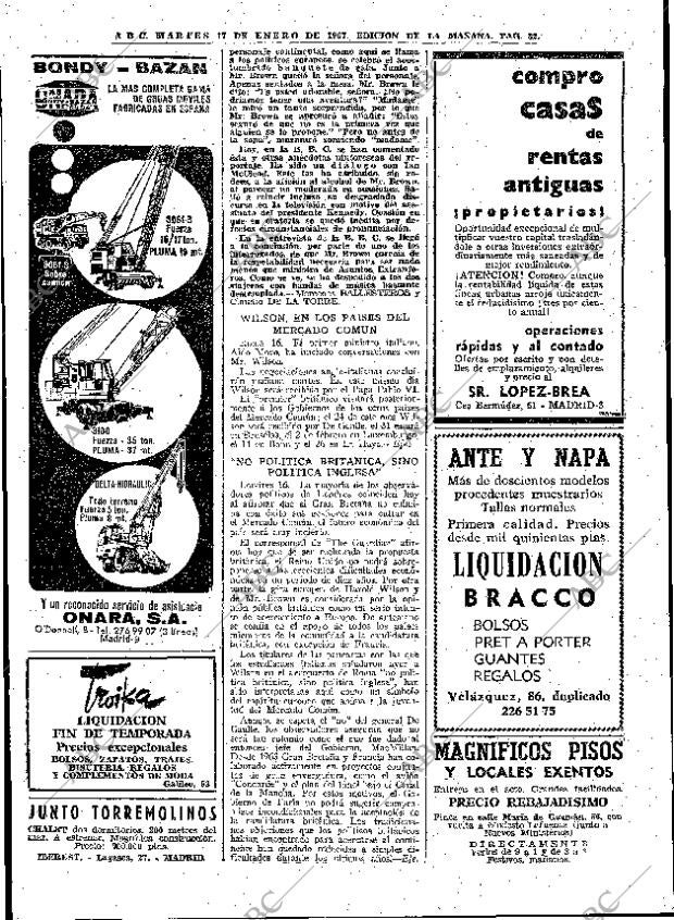 ABC MADRID 17-01-1967 página 32
