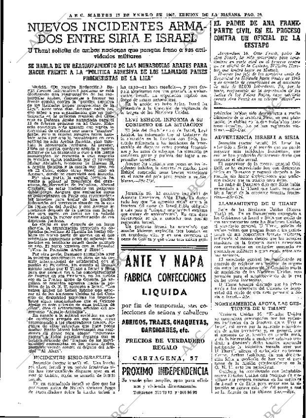 ABC MADRID 17-01-1967 página 39