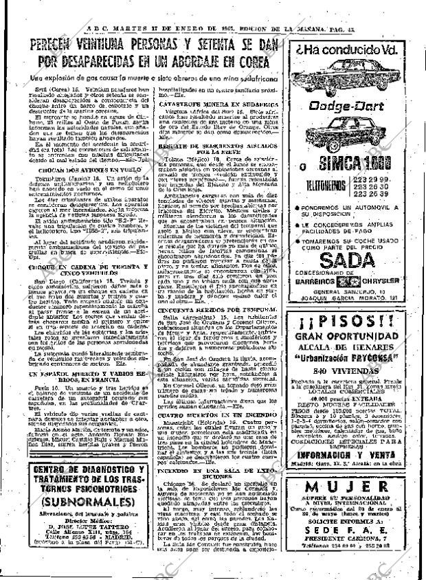 ABC MADRID 17-01-1967 página 45