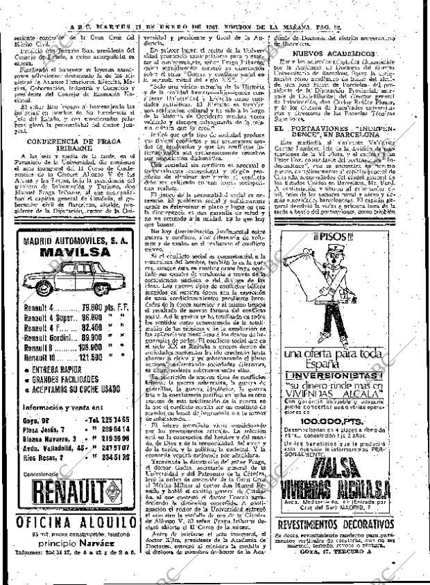 ABC MADRID 17-01-1967 página 52