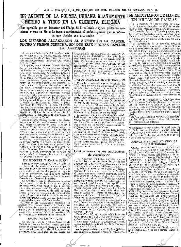 ABC MADRID 17-01-1967 página 57