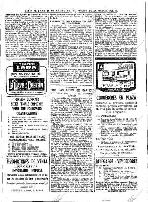 ABC MADRID 17-01-1967 página 78