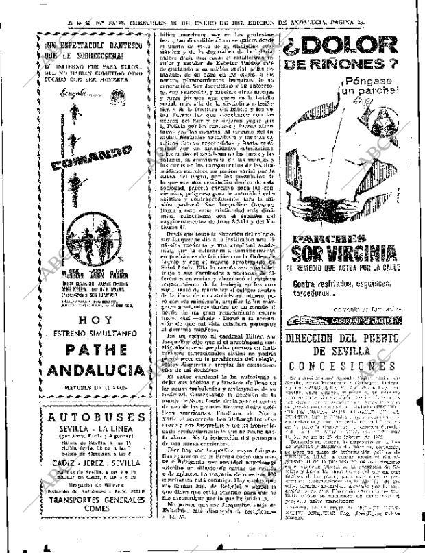 ABC SEVILLA 18-01-1967 página 38