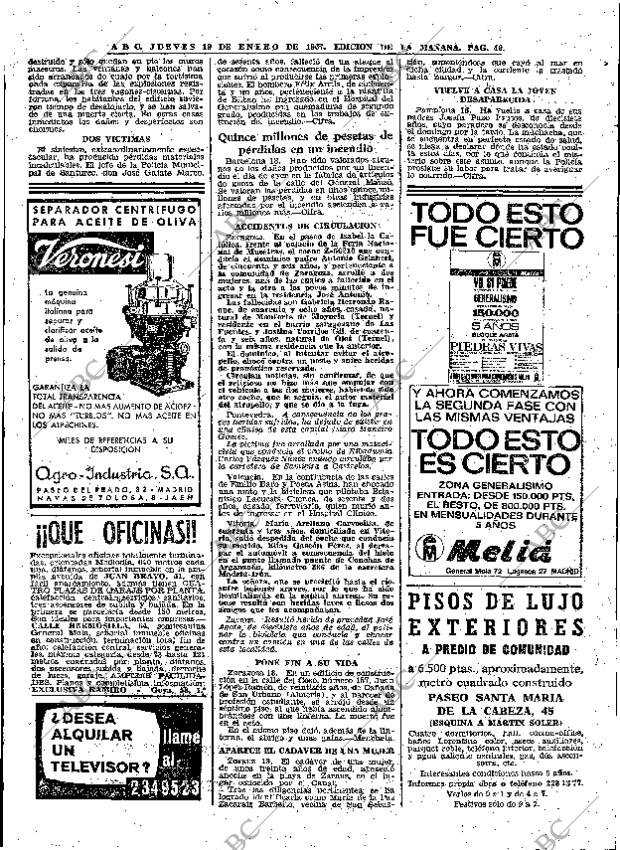 ABC MADRID 19-01-1967 página 40