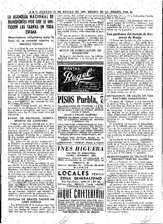 ABC MADRID 19-01-1967 página 42