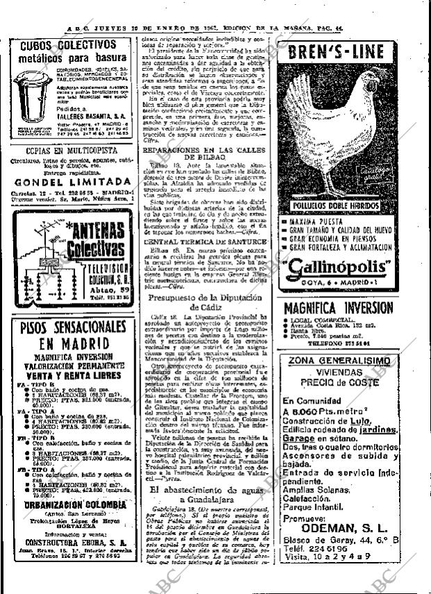 ABC MADRID 19-01-1967 página 44