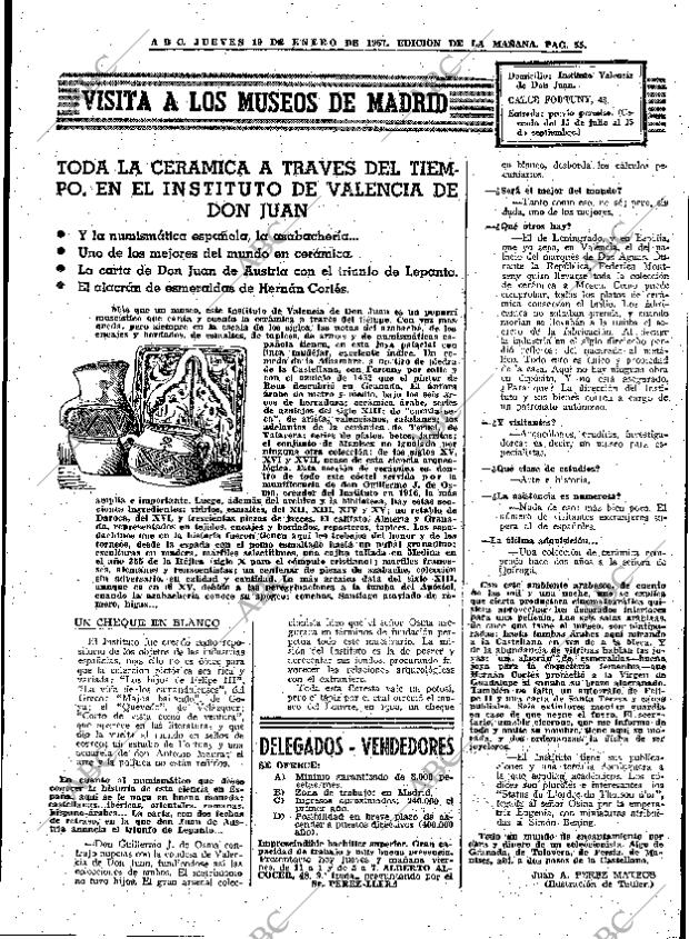 ABC MADRID 19-01-1967 página 55