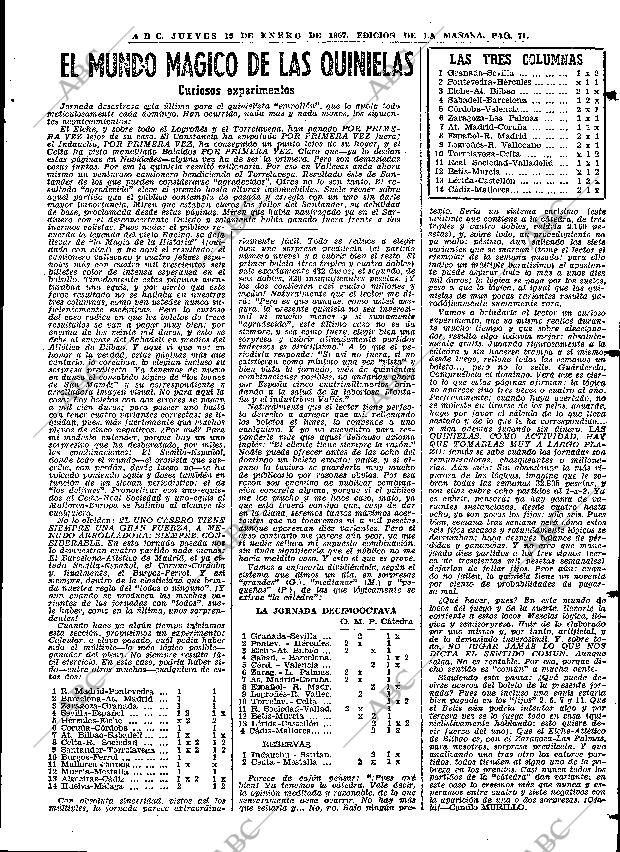 ABC MADRID 19-01-1967 página 71