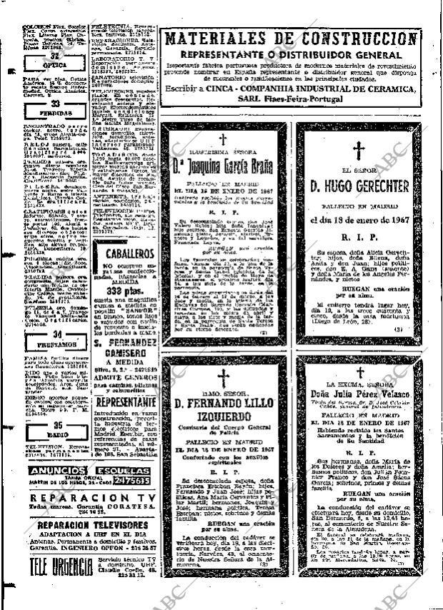 ABC MADRID 19-01-1967 página 90