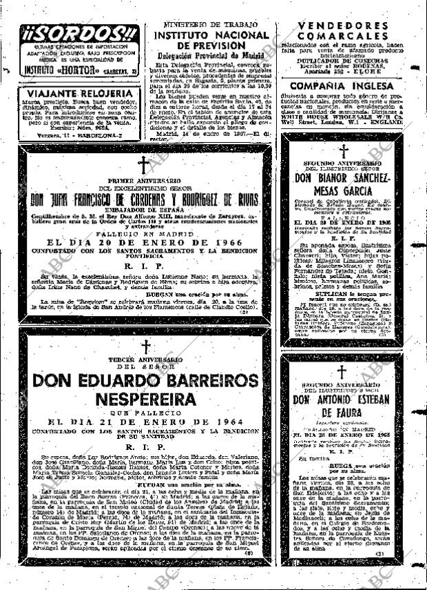 ABC MADRID 19-01-1967 página 93