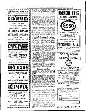 ABC SEVILLA 22-01-1967 página 64