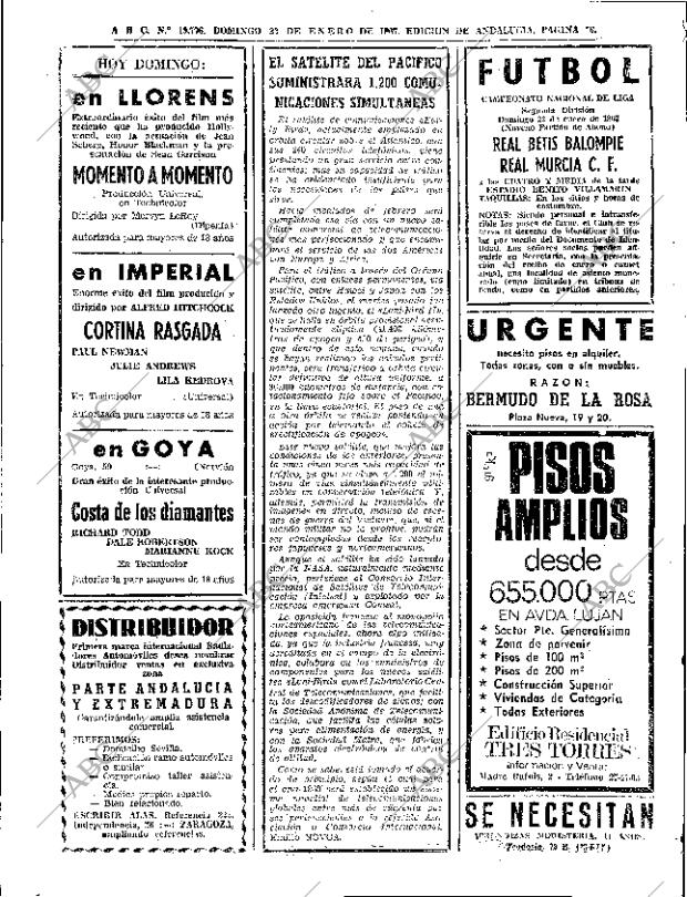 ABC SEVILLA 22-01-1967 página 76