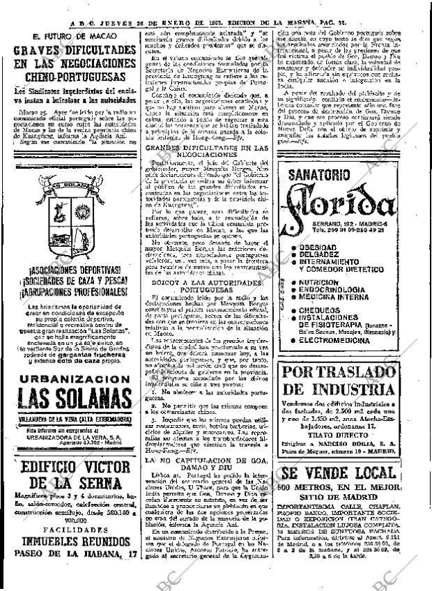 ABC MADRID 26-01-1967 página 32