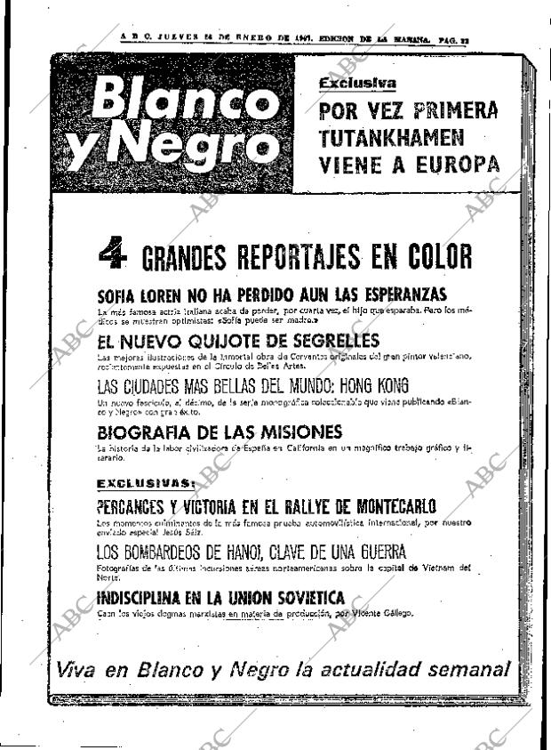 ABC MADRID 26-01-1967 página 33