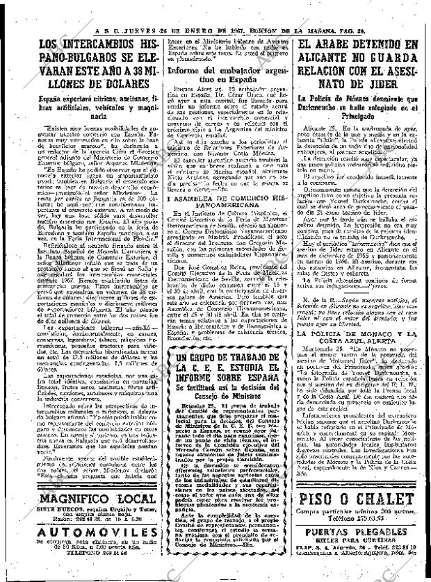 ABC MADRID 26-01-1967 página 39