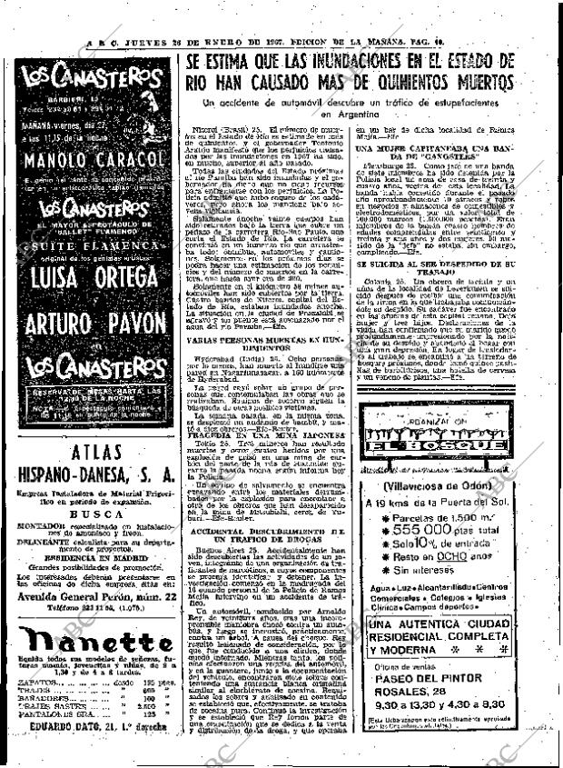 ABC MADRID 26-01-1967 página 40