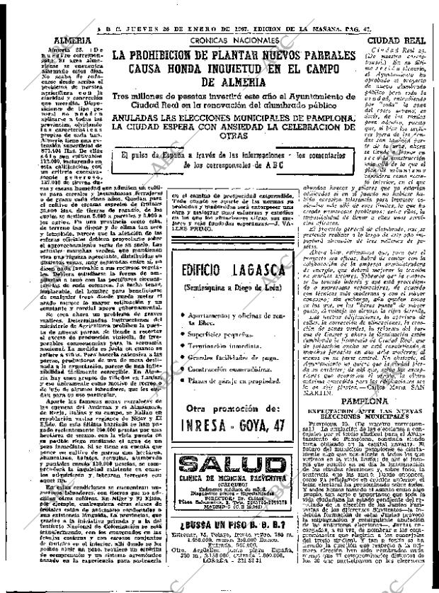 ABC MADRID 26-01-1967 página 47