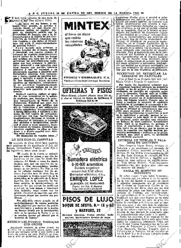 ABC MADRID 26-01-1967 página 52