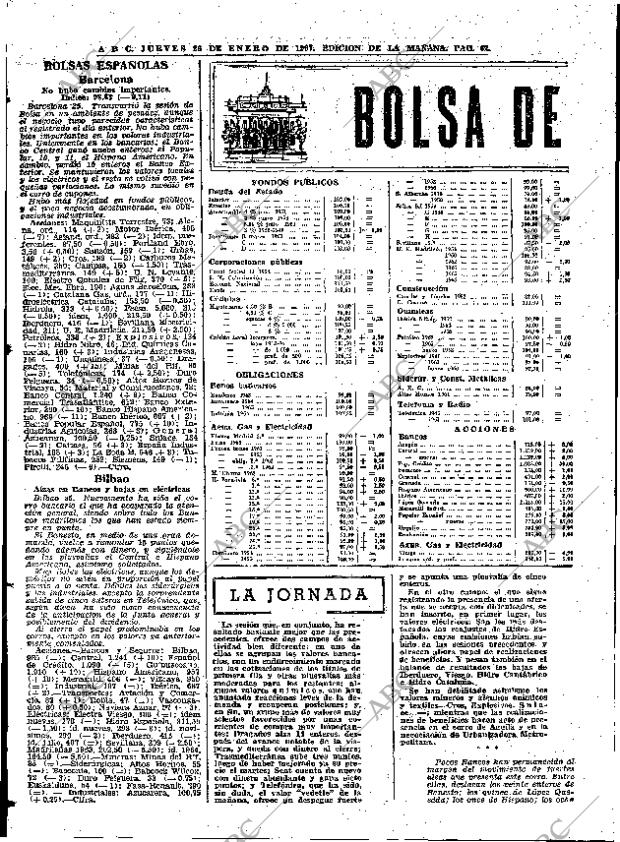 ABC MADRID 26-01-1967 página 62