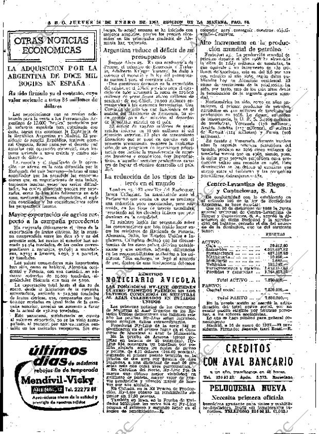 ABC MADRID 26-01-1967 página 64