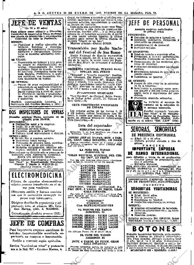 ABC MADRID 26-01-1967 página 72