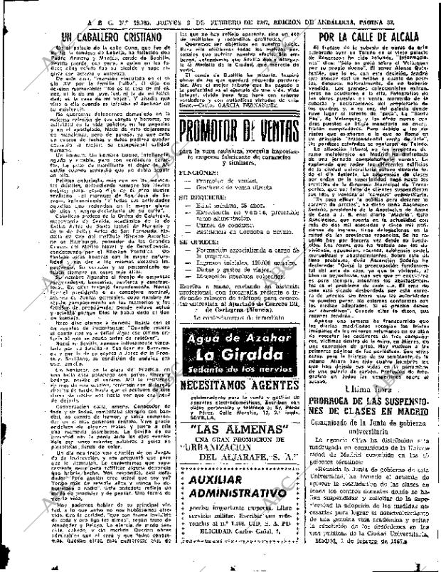 ABC SEVILLA 02-02-1967 página 33