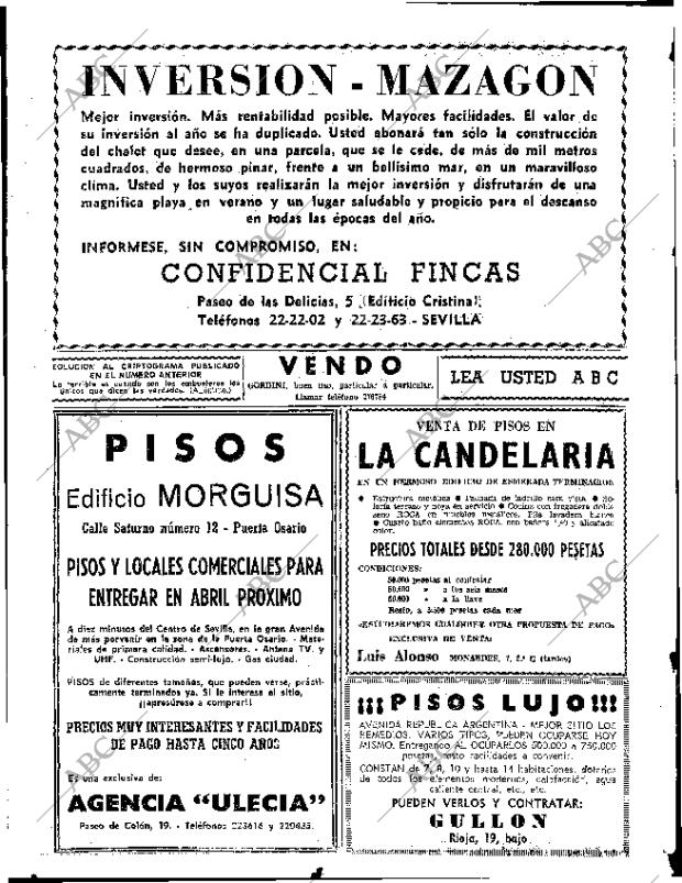 ABC SEVILLA 02-02-1967 página 58