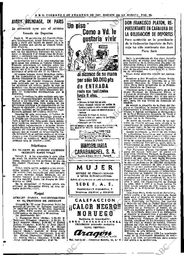 ABC MADRID 03-02-1967 página 72