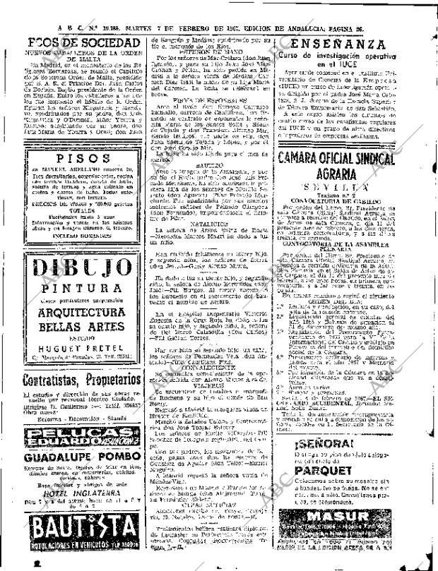 ABC SEVILLA 07-02-1967 página 26