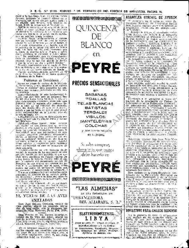 ABC SEVILLA 07-02-1967 página 34