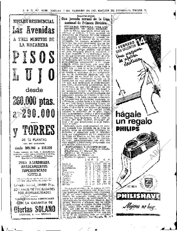 ABC SEVILLA 07-02-1967 página 48