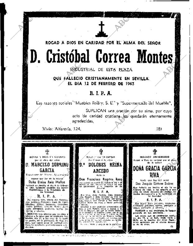 ABC SEVILLA 14-02-1967 página 61