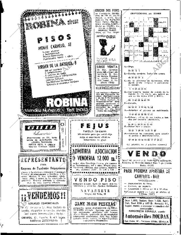 ABC SEVILLA 14-02-1967 página 63