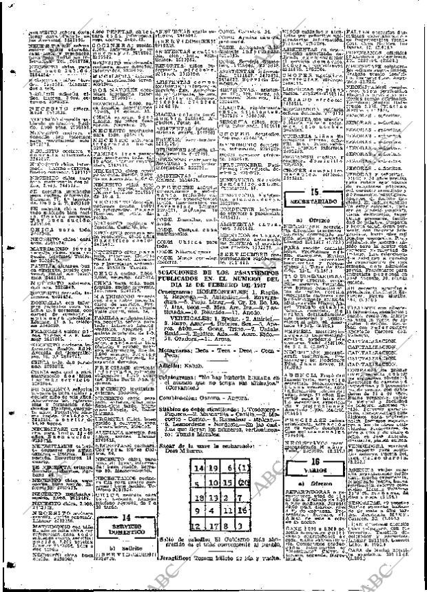 ABC MADRID 15-02-1967 página 100