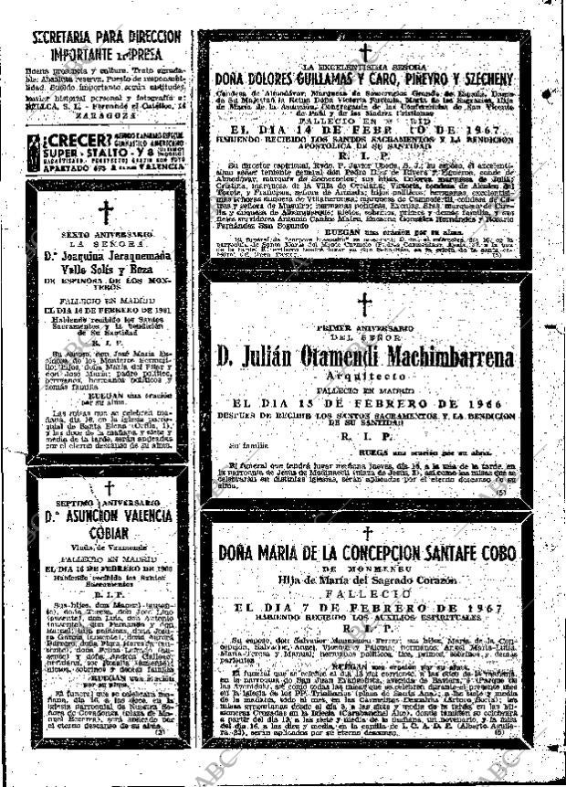 ABC MADRID 15-02-1967 página 105