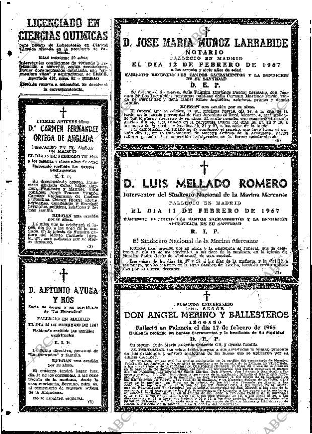 ABC MADRID 15-02-1967 página 106