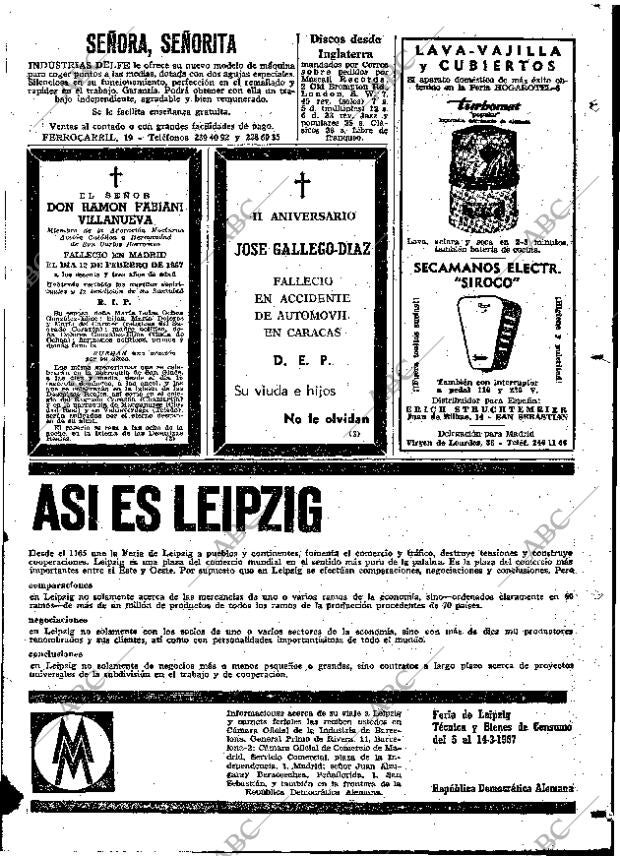ABC MADRID 15-02-1967 página 107