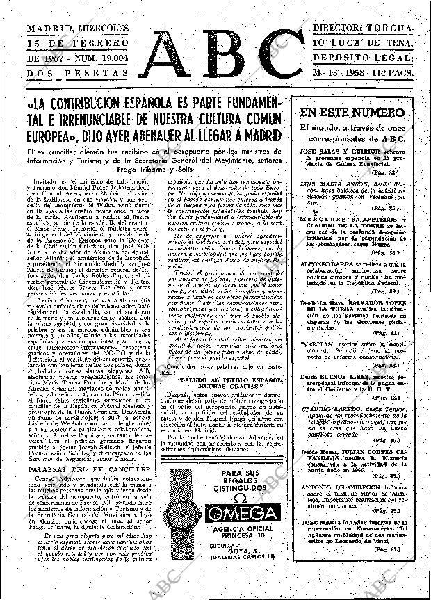 ABC MADRID 15-02-1967 página 31