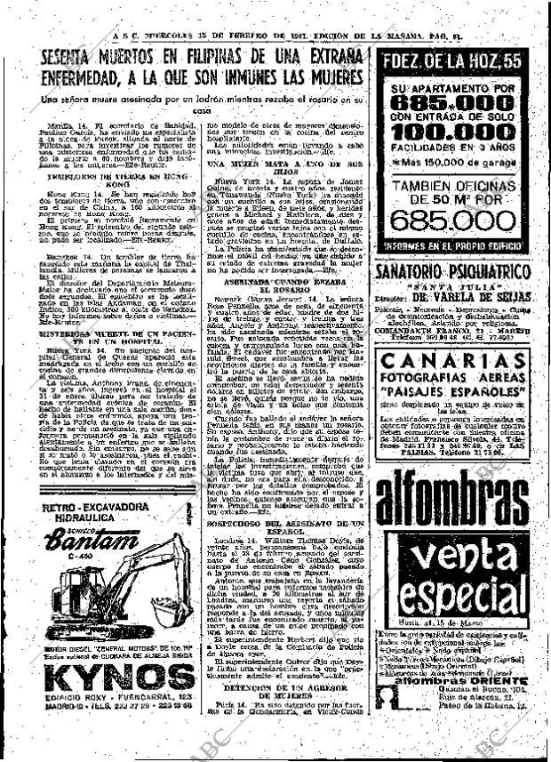 ABC MADRID 15-02-1967 página 51