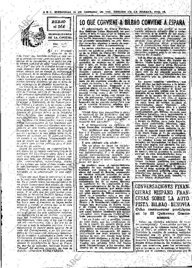 ABC MADRID 15-02-1967 página 59