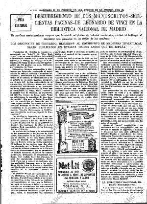 ABC MADRID 15-02-1967 página 67