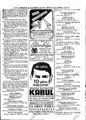 ABC MADRID 15-02-1967 página 70