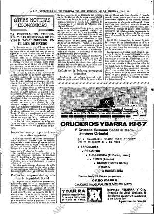 ABC MADRID 15-02-1967 página 75