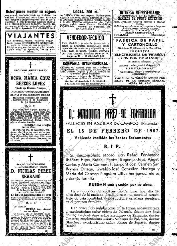 ABC MADRID 16-02-1967 página 107