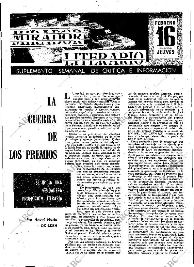 ABC MADRID 16-02-1967 página 23