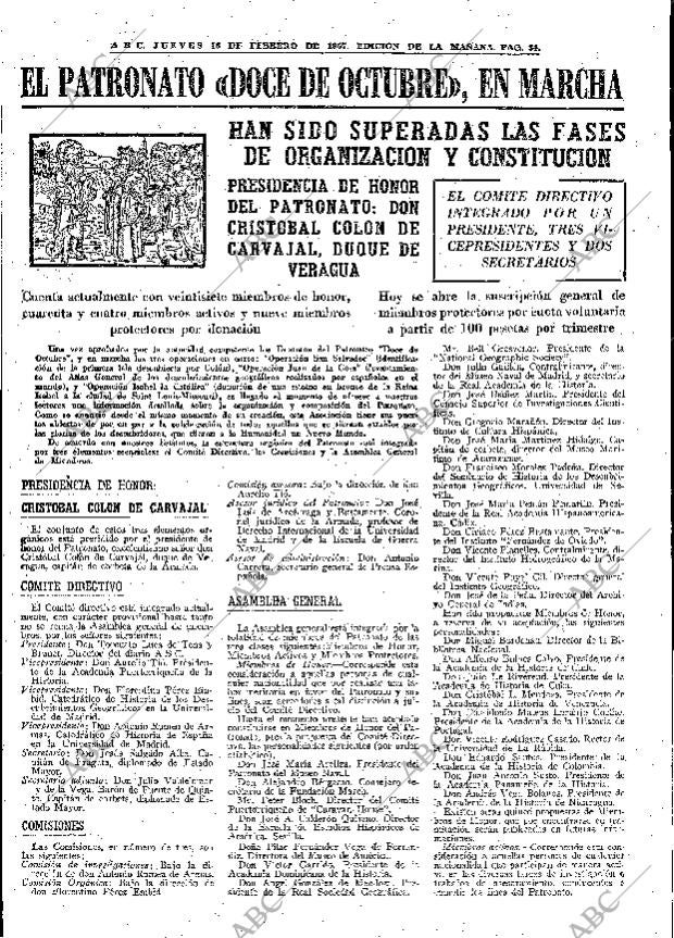 ABC MADRID 16-02-1967 página 34