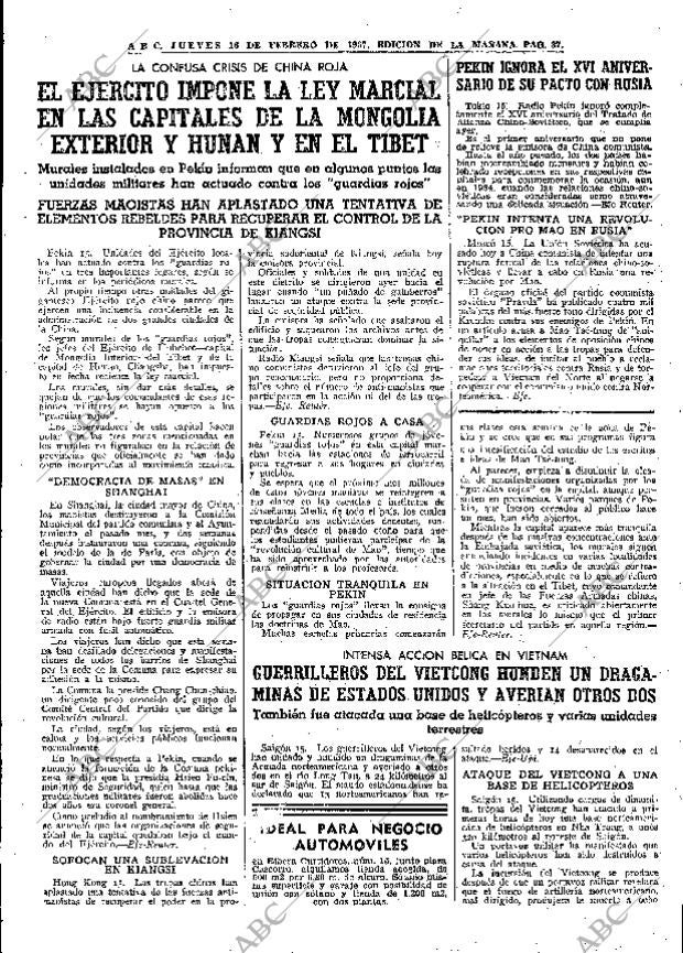 ABC MADRID 16-02-1967 página 37