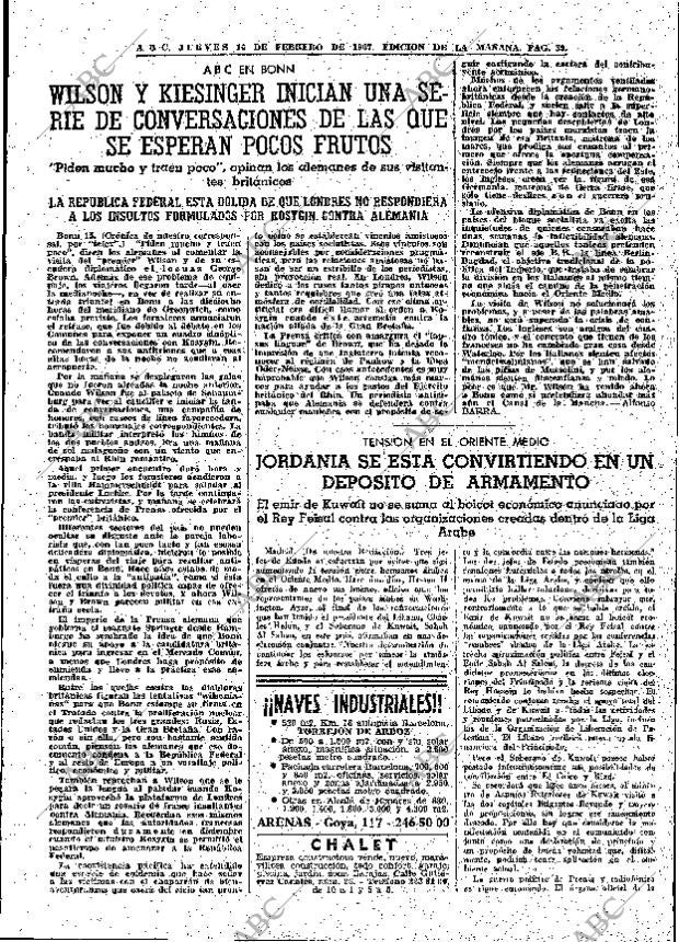 ABC MADRID 16-02-1967 página 39